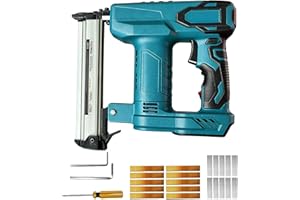 Tshiwort 18GA Cordless Brad Nailer Compatible with Makita 18V Battery, 2in1 Electric Staple Gun with 1000 Nails (3/8"~1-1/4")