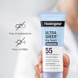 Neutrogena Ultra Sheer Dry-Touch Sunscreen SPF 55 Broad Spectrum UVA UVB 3 oz view 7