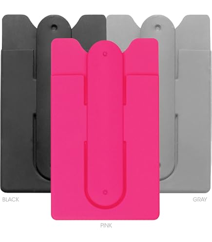 Silicone Adhesive Phone Card Holder, Stick-On Pocket Phone Wallet – Nicole Lee Online - View #11