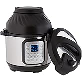 Instant Pot Duo Crisp 9-in-1 Electric Pressure Cooker and Air Fryer Combo with Stainless Steel Pot, Pressure Cook, Slow Cook,