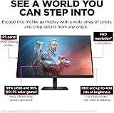 HP OMEN 27 Gaming Monitor 27 Full HD IPS 165Hz AMD FreeSync Pro view 3