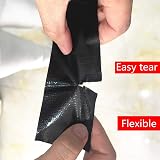 5 Pack Black Duct Tape 50mm x 27.4m Heavy Duty Waterproof view 7