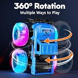 Winstico Monster Truck Light Up Toy Cars 2 Pack Pull Back No Battery 3+ view 5