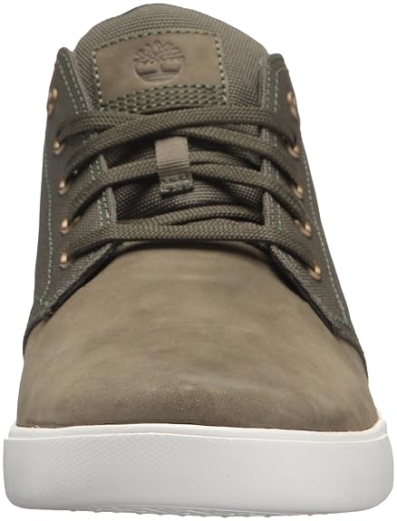 timberland men's groveton ltt chukka leather & fabric sneaker