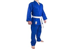 MACS Judo Single Weave Gi Kids Adults Unisex Uniform with Belt