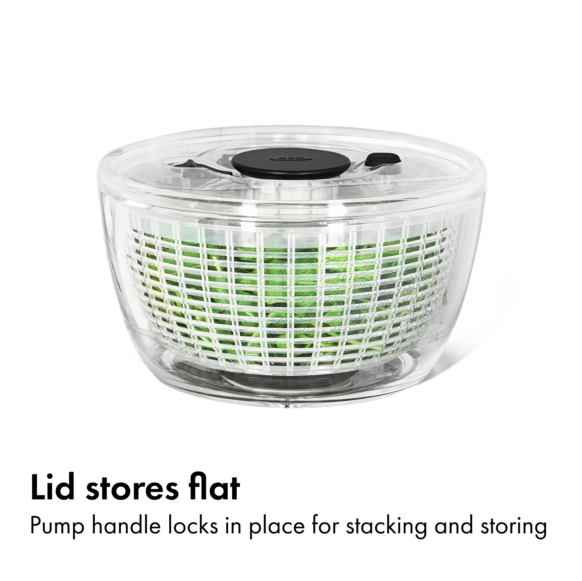 OXO Good Grips Little Salad & Herb Salad Spinner, Fruit Washer and Lettuce Spinner
