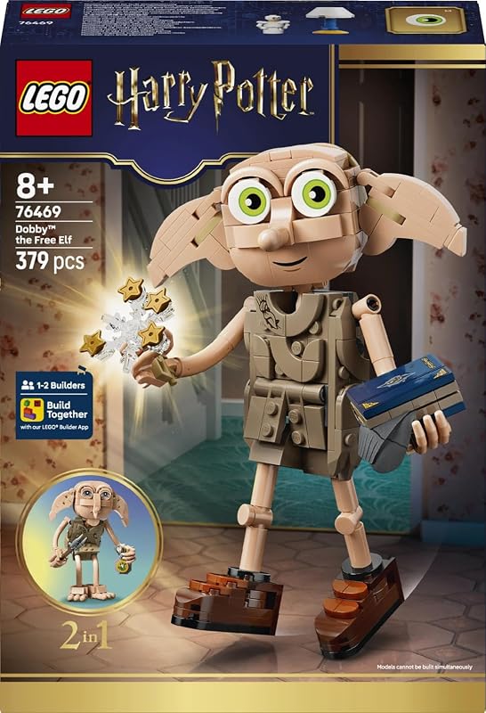 Harry Potter Dobby l’Elfe Libre - Jouet - Maquette se Transformant en Figurine de Kreattur - Décoration de Chambre d'enfant DIY - Cadeau pour Fille, Garçon ou Fan dès 8 Ans 76469 — photo 8 sur 8