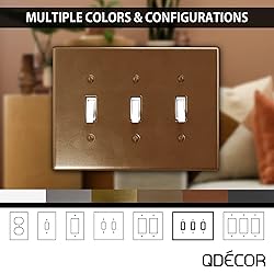 Questech Decor Triple Toggle Light Switch