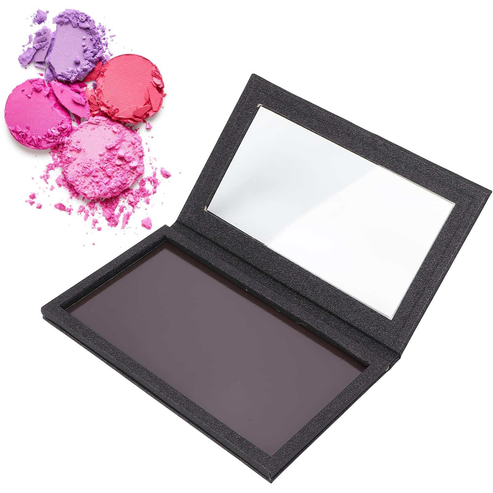 Empty Magnetic Makeup Palette, 20.5 x 12.4cm DIY Empty Eyeshadow Blush Highlighter Cosmetics Case Holder Tray Storage Box for Highlighters, Blushes, Lipstick, Blush, Powders