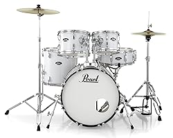 Pearl Roadshow Drum Set 5-Piece Complete Kit with