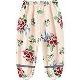 Fewlby Kids Rain Pants Toddler Waterproof Trousers Lightweight for Boys Girls