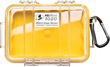 Amazon Com Pelican 10 Micro Case Yellow Clear Camera Photo