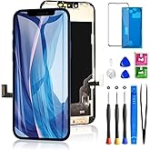 for iPhone 13 Screen Replacement 6.1 Inch, Diykitpl 3D Touch LCD Display for A2482, A2631, A2635, A2633, A2634, with Repair Tools Kit+Screen Tempered Protector+Waterproof Frame Adhesive Sticker