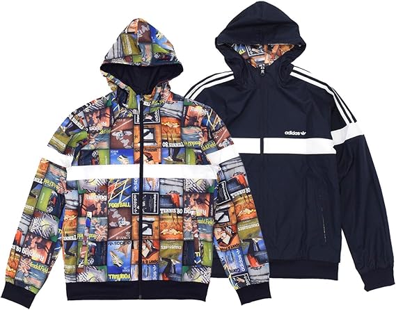 adidas reversible windbreaker jacket