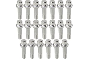 Bomunik 20 PCS Wheel Lug Nuts Bolt 14mm x 1.5 Stainless Steel Wheel Stud Fit for Mercedes Benz GLE320 GLE400 ML500 S550 CL63 ML350 CL500 GL450 GLS450 S400 S500 S600 S63 0009905407