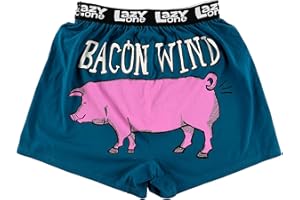 Lazy One Funny Animal Boxers, Humorous Underwear, Novelty Boxer Shorts, Gag Gifts for Men