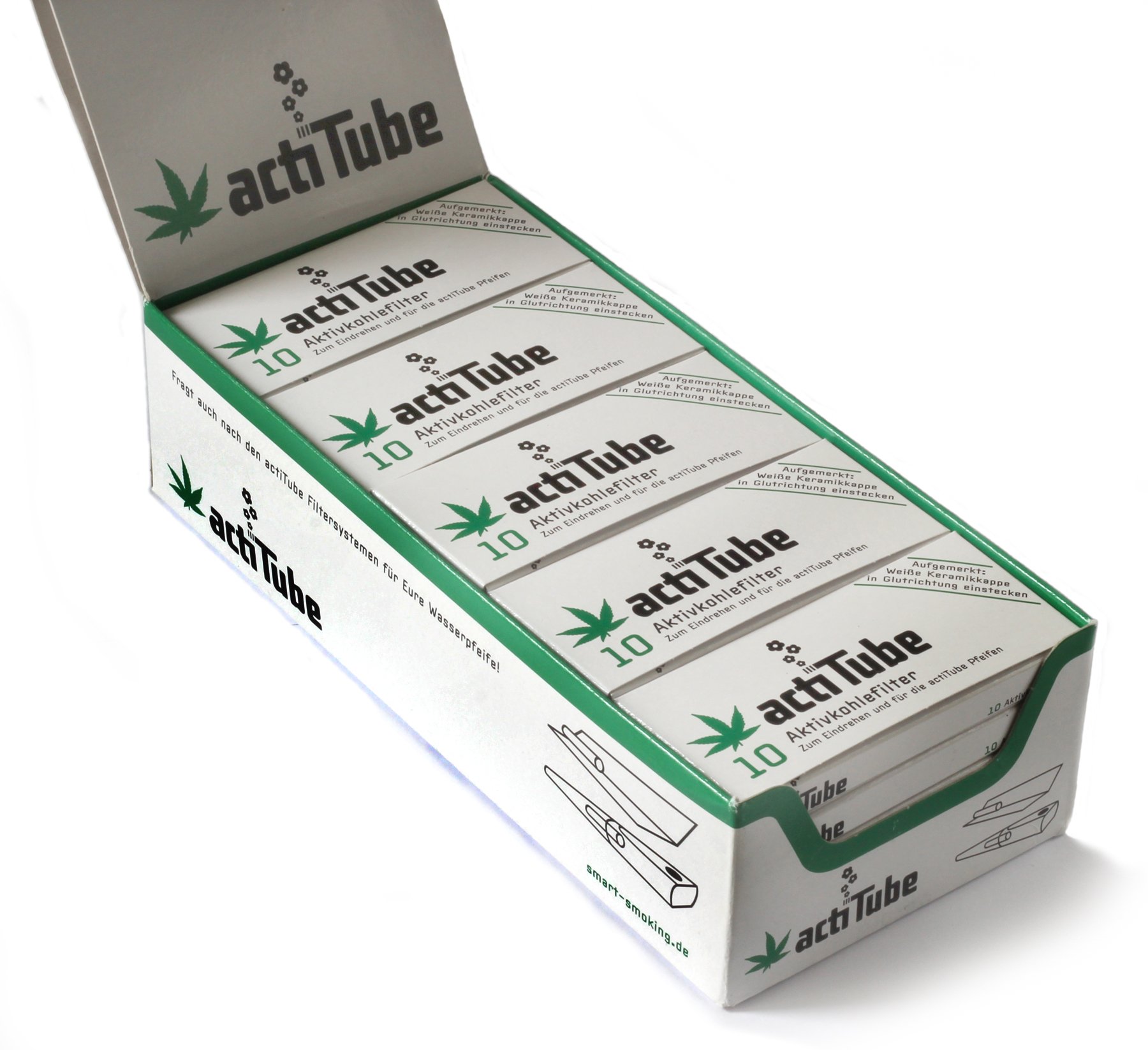 Tune Activated Charcoal Filters Pack of 250 (1 Box 25 x 10)