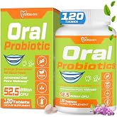 Oral Probiotics for Bad Breath Treatment for Adults, Gums Restore Lozenge | 52.5B CFU Dental Probiotic with Lactobacillus Reu