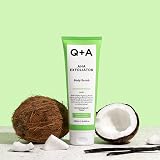 Q+A AHA Exfoliator Body Scrub 250ml Vanilla Coconut Scent Hydrates view 8