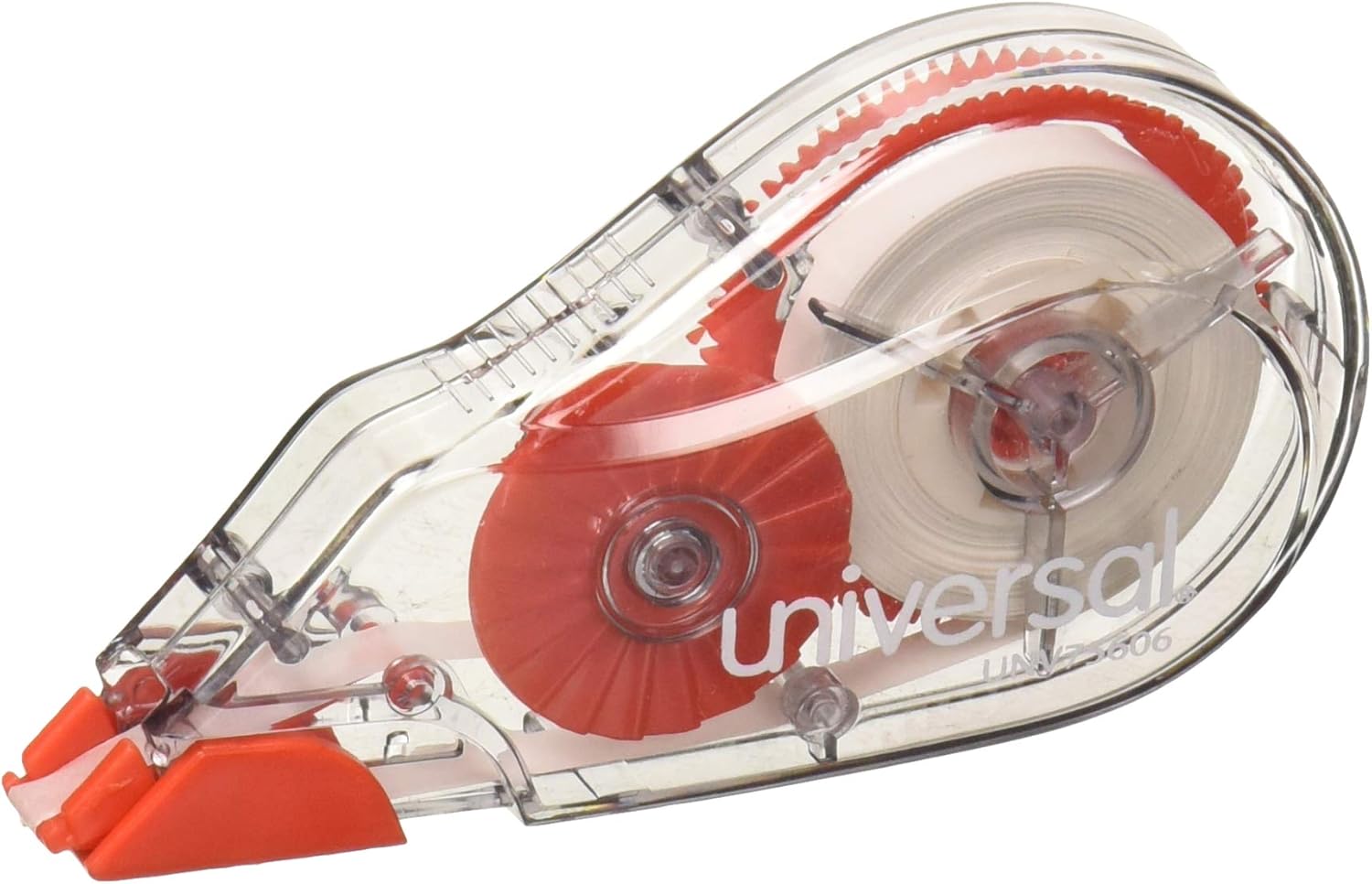 UNV75606 - Universal Correction Tape with Two-Way Dispenser, Non-Refillable, 1/5" x 315", 6/Box : Office Products