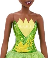 Mattel Disney Princess Tiana Posable Doll with Sparkling Outfit HLW04 view 5