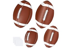 MOSHINING Football Party Cutout 22 Pack Football Bulletin Poster Board Classroom Decorations Cutouts with Glue Point Dots for Sport Theme Party Supplies Wall Decor