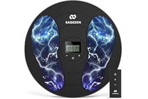 EASEZEN Foot Massager for Neuropathy, TENS & EMS Foot Circulation Stimulator for Pain Relief, 10 Modes and 20 Intensities, Relieve Swelling, Cramps, RLS & Plantar Fasciitis, Gifts-FSA HSA Eligible