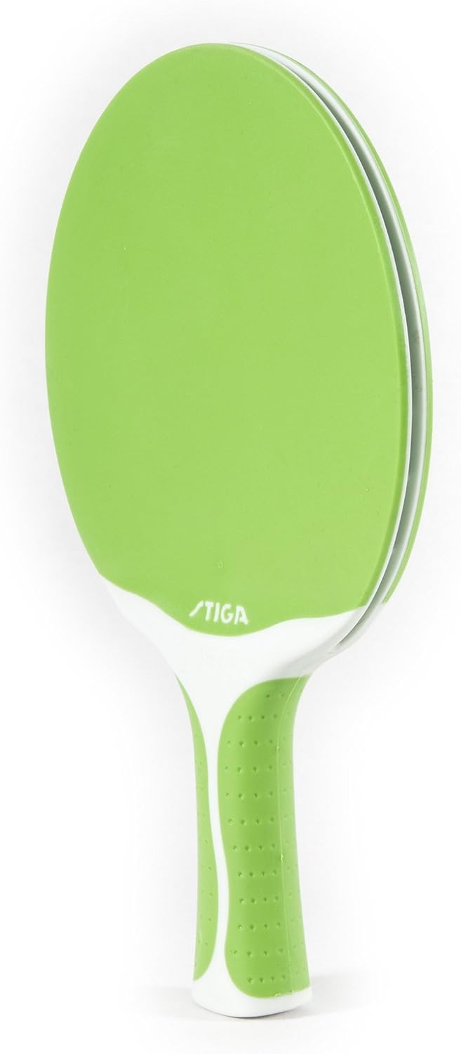 STIGA Flow Water and Shock Resistant Indoor/Outdoor Table Tennis Racket (Black) : Ping Pong Paddle Outdoor : Sports & Outdoors