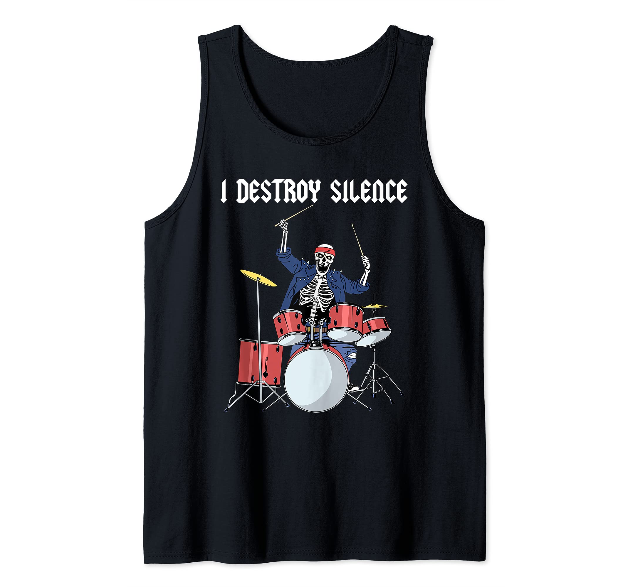 Drummer Men Drum Sticks Drumming Percussion Drummer Tank Top