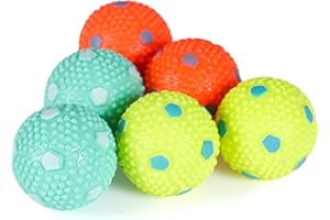 LAKAYA 6 Pack 2-inch Spotted Latex Balls, Compatible Automatic Dog Ball Launcher