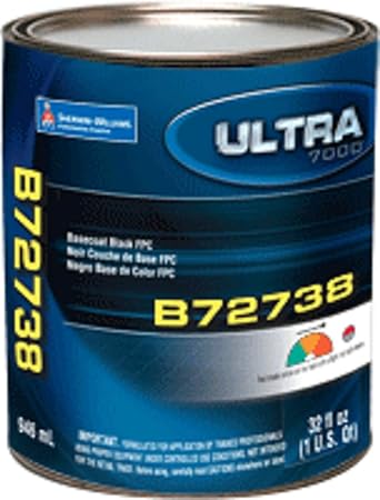 Amazon Com Auto Paint Pro Sherwin Williams Ultra B72738 Factory Packaged Qt Basecoat True Black Automotive