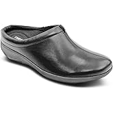 Aetrex Women's Ingrid Orthopedic Clogs – Slip-On Comfort Shoes with Memory Foam Cushioning, Built-in Arch Support, Breathable Design & All-Day Foot Relief