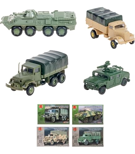 Amazon.com: INGWETECH 1:72 Military Vehicle Model Set - ZTD-05