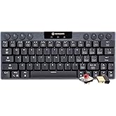 Hexgears A1 Low Profile Wireless Mechanical Keyboard - 60% Compact TKL, Bluetooth 5.0/2.4GHz/Wired USB C Hot Swappable Linear Switch, RGB Backlit Mini Portable Gaming Keyboard Aluminum for PC/MAC