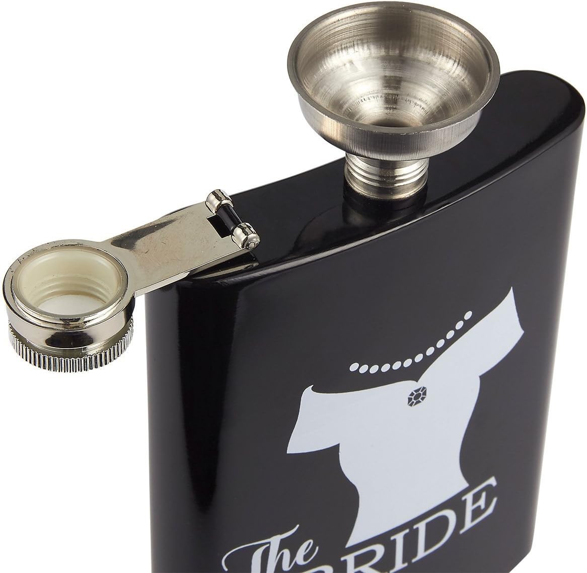 Hochzeit Geschenke Fur Brautpaare Liquor Flaschchen Schwarz Und Weiss 8 Oz Braut Und Brautigam Pocket Trinken Flaschchen 2 Teilig Edelstahl Flachmann Set Mit Trichter Systemgastronomie Ausrustung Zubehor Bar Accessoires Ayurvedanetworkbhu Com