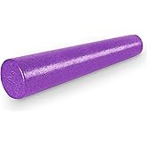 ProsourceFit High Density Foam Rollers Long, Firm Full Body Athletic Massage Tool for Back Stretching, Yoga, Pilates, Post Workout Muscle Recuperation