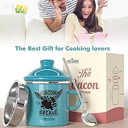 PGYARD Mini Bacon Grease Container With Strainer