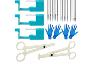 Beautidots 14G 16G 20G Body Piercing Kit for Belly Button/Lip/Tongue/Ear/Nose/Eyebrow/Nipple Piercing Gun Kits Safe Body Piercing Needle Tools for Women Men