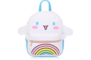 Fast Forward Sanrio Hello Kitty and Friends Cinnamoroll Backpack for Women, Men, Unisex | Cute PU Leather 10" Mini Backpack Purse | Cinnamoroll Bag & Accessories