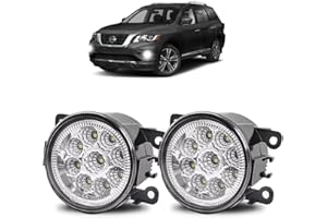 2 pack Fog Lights 3.5 inch Compatible with Nissan NV3500 2012-2021 Pathfinder 2017-2019 Titan 2017,Front Bumper H11 Fog Lamps
