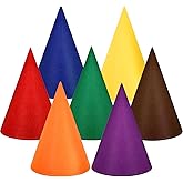 SATINIOR Gnome Hats Felt Crayon Accessory Fairy Dunce Witch Dwarf Cone Hat for Adult Halloween Christmas