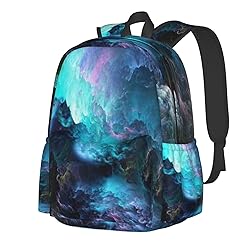 Muxxirt Daily Backpack Beautiful Galaxy Cyan nebula