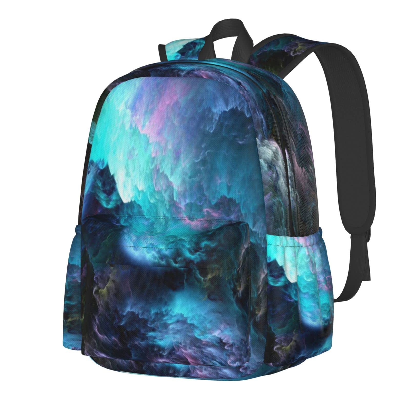 Muxxirt Daily Backpack Beautiful Galaxy Cyan nebula