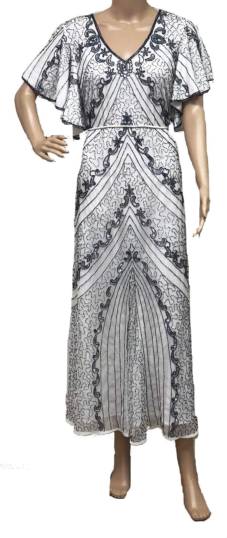 White Cocktail Dress Caftan Party wear Women's Wedding Dress Fancy Moroccan Style