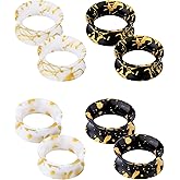 Jewseen 8Pcs Silicone Tunnels Silicone Gauges 2g-1'' Flexible Ear Tunnels Plugs Double Flared Ear Gauges Plugs Flexible Stretching Ear Piercing Jewelry for Women Men