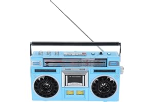 Portable Cassette Player, Retro Blueooth Tape Player, FM MW SW1 SW2 4 Band Tape Recorder with Big Speaker, Support U Disk and