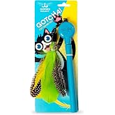 Jackson Galaxy Gotcha! Cat Wand Toy, Interactive Feather Teaser for Cats | Play Wand with Feather Attachment for Indoor Cats &amp; Kittens, Encourages Natural Hunting Instinct, Exercise &amp; Daily Play