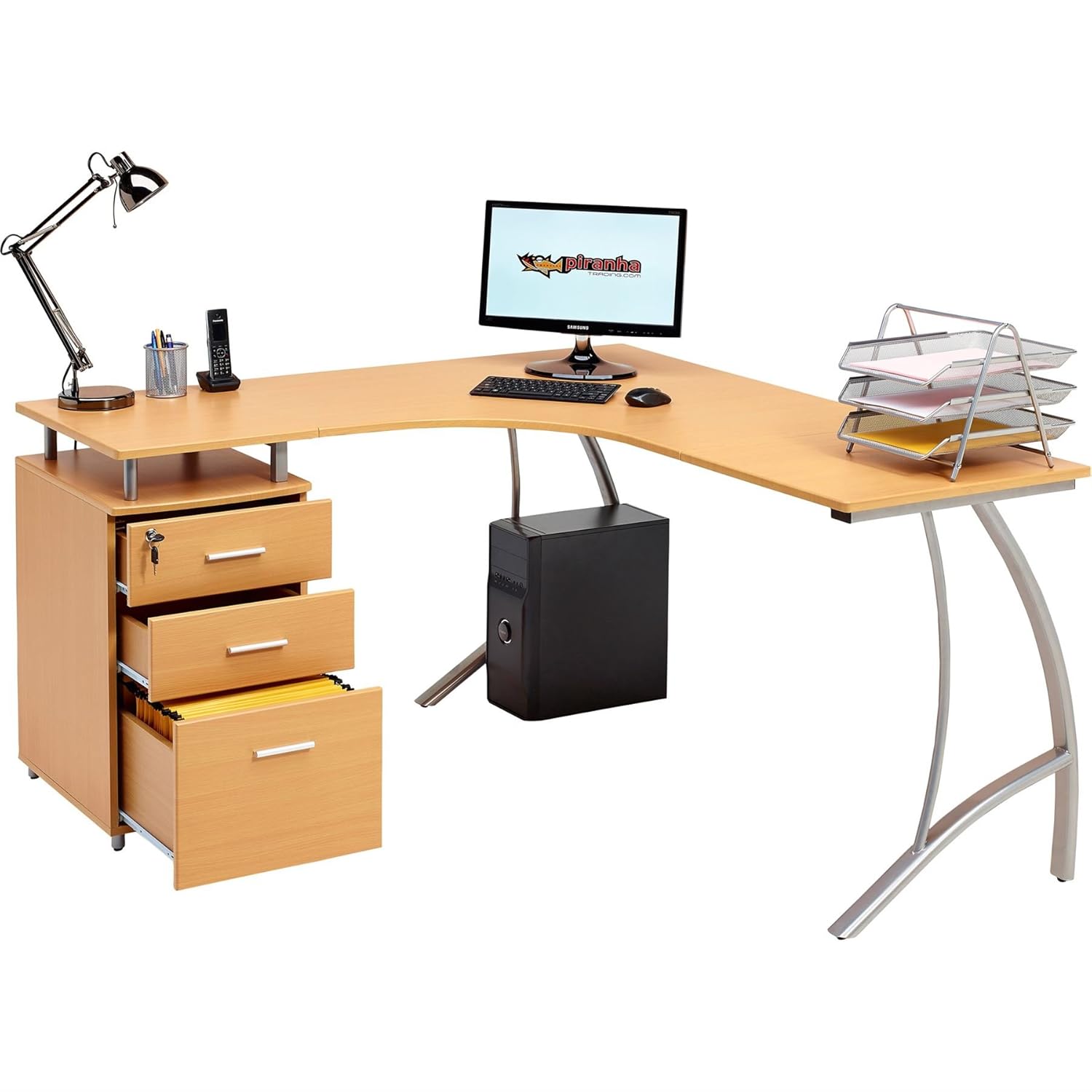 Home & Kitchen Regal PC 28b Piranha Furniture PC28b Large Corner