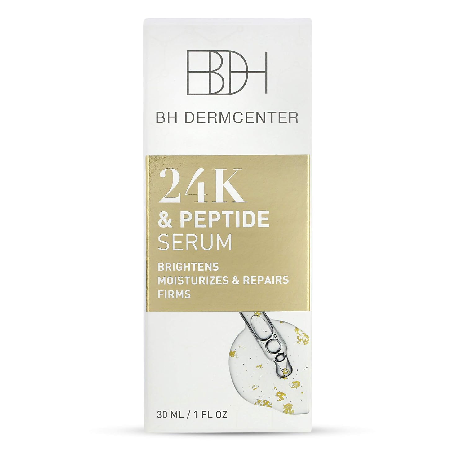 bh dermcenter 24k & peptide serum