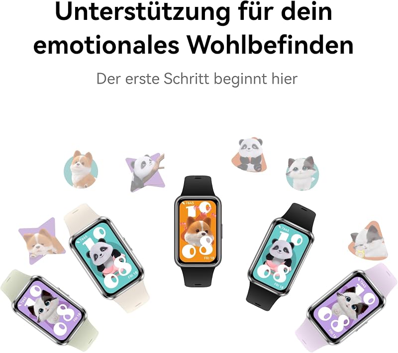 Band 11 Smartwatch, Fitness Tracker, Legierungsgehäuse, Schwarz